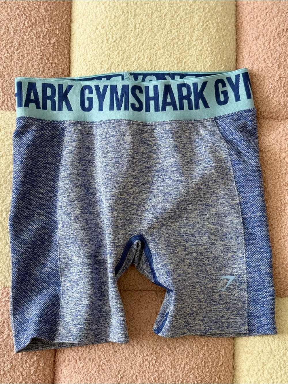 Gymshark Flex Shorts - Earl Blue Marl, Size S, activewear